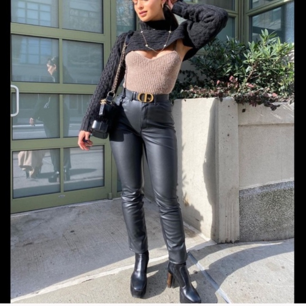 Zara knit bustier bodysuit